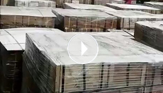 辰力吊裝帶、吊索具產(chǎn)品集裝箱排隊(duì)裝箱中，準(zhǔn)備出口